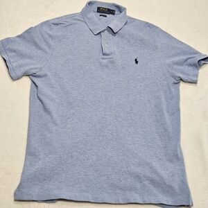 Polo by Ralph Lauren Men's Light Blue Polo Shirt